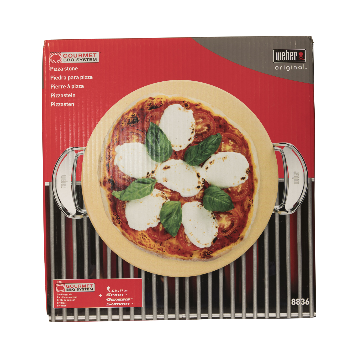 Accessoire WEBER Pierre à pizza Gourmet BBQ System