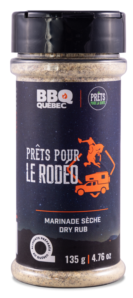 Marinade sèche Prêts pour le Rodéo par BBQ Québec vendu par BBQQUEBEC.com