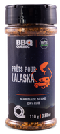 Marinade sèche Prêts pour l'Alaska par BBQ Québec vendu par BBQQUEBEC.com