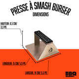 Presse à Smash Burger BBQ Québec