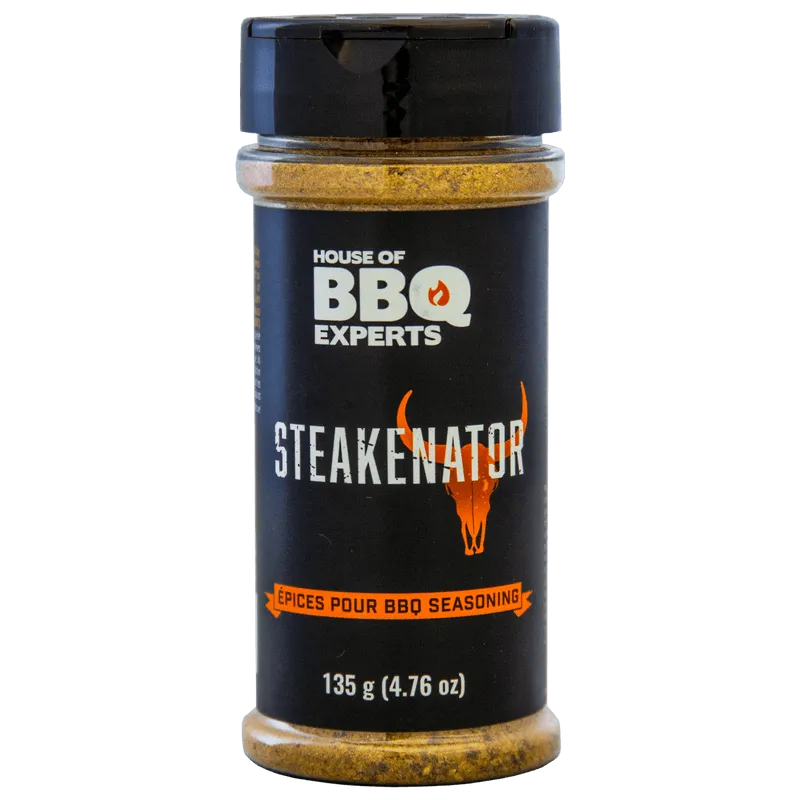House of BBQ Experts Steakenator spice 135g (4.67 oz) - BBQ Québec