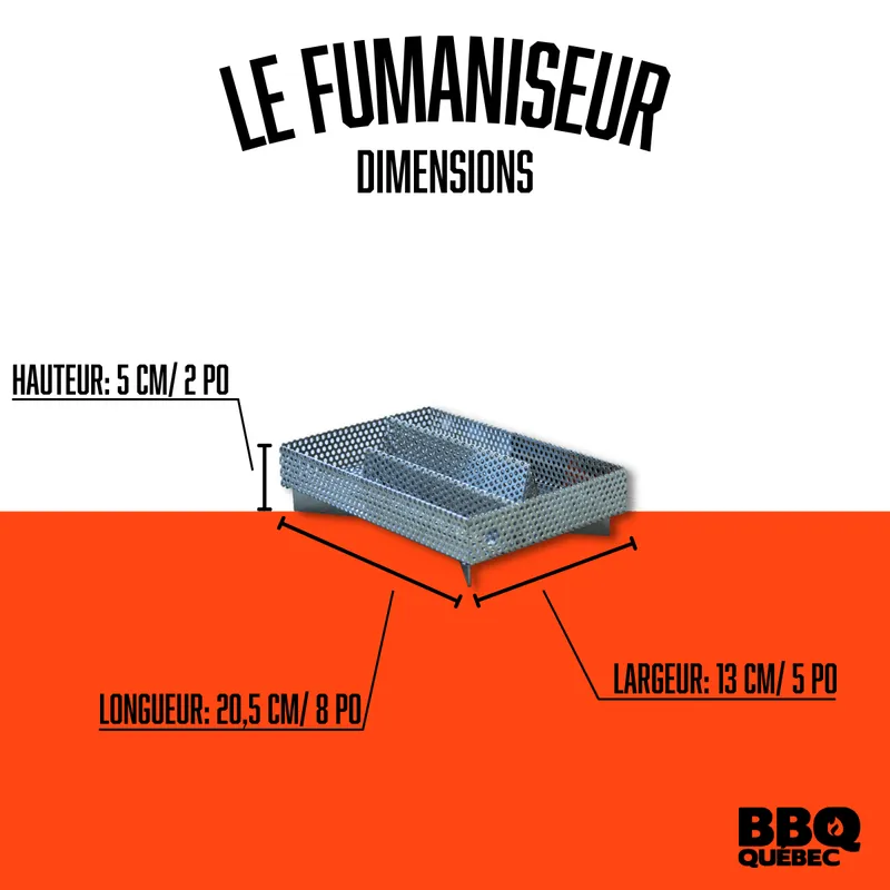 Le Fumaniseur Labyrinthe à fumée BBQ Quebec - BBQ Québec
