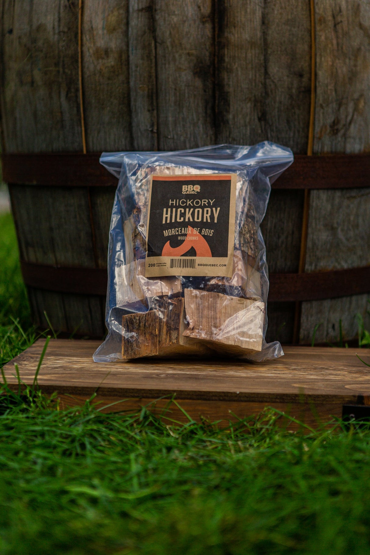 Morceaux de bois BBQ Québec Hickory 200CU - BBQ Québec