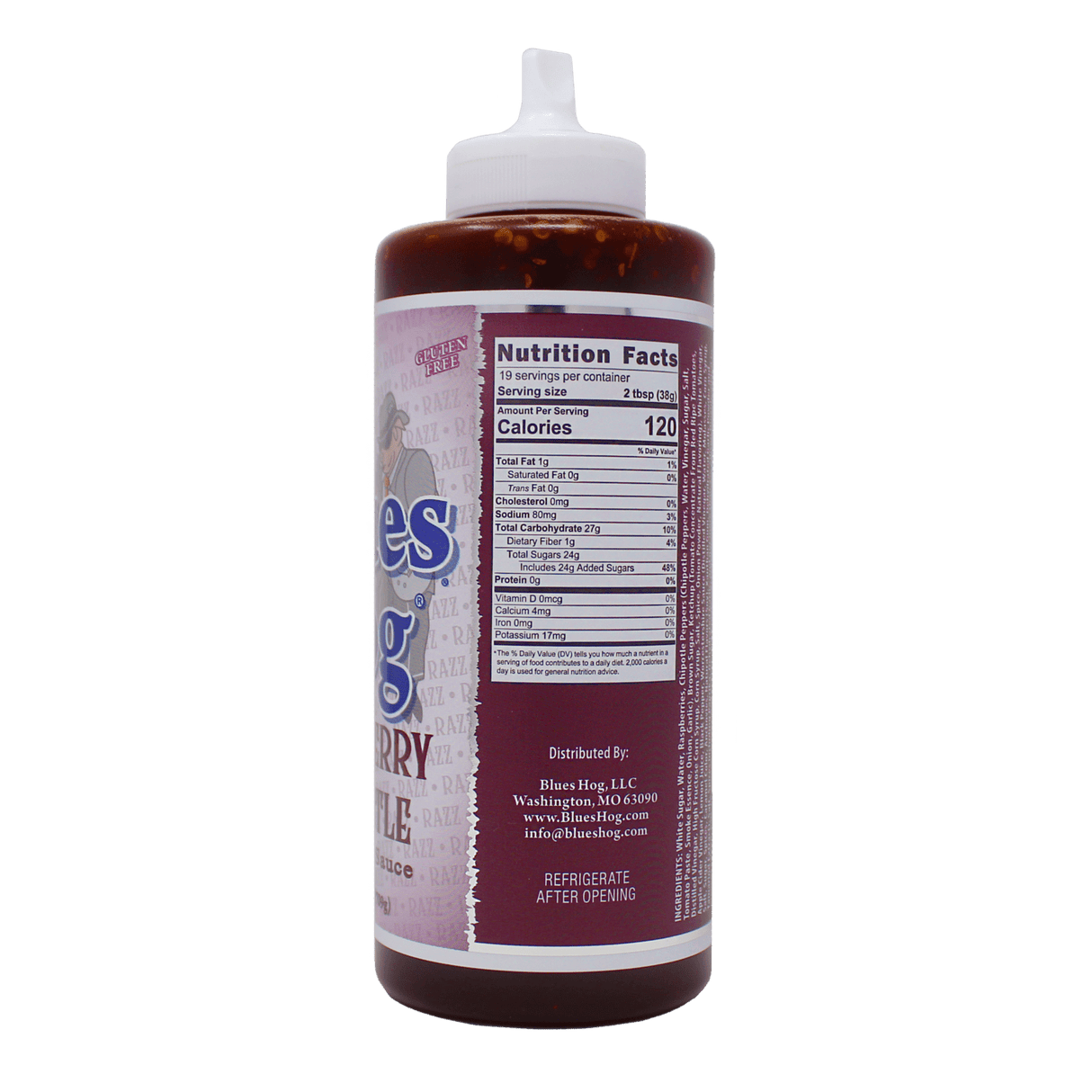 Sauce BBQ chipotle aux framboises 739 ml (25 oz) - BBQ Québec