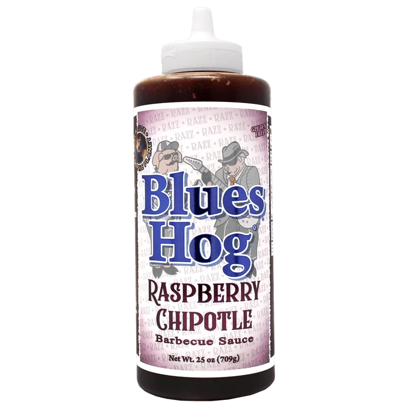 Sauce BBQ chipotle aux framboises 739 ml (25 oz) - BBQ Québec